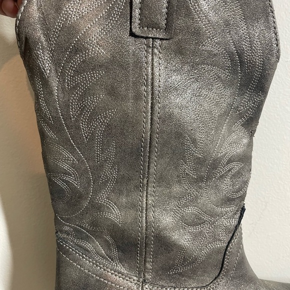 Rustic grey/silver Rampage Cow Boy Boot - Picture 3 of 5